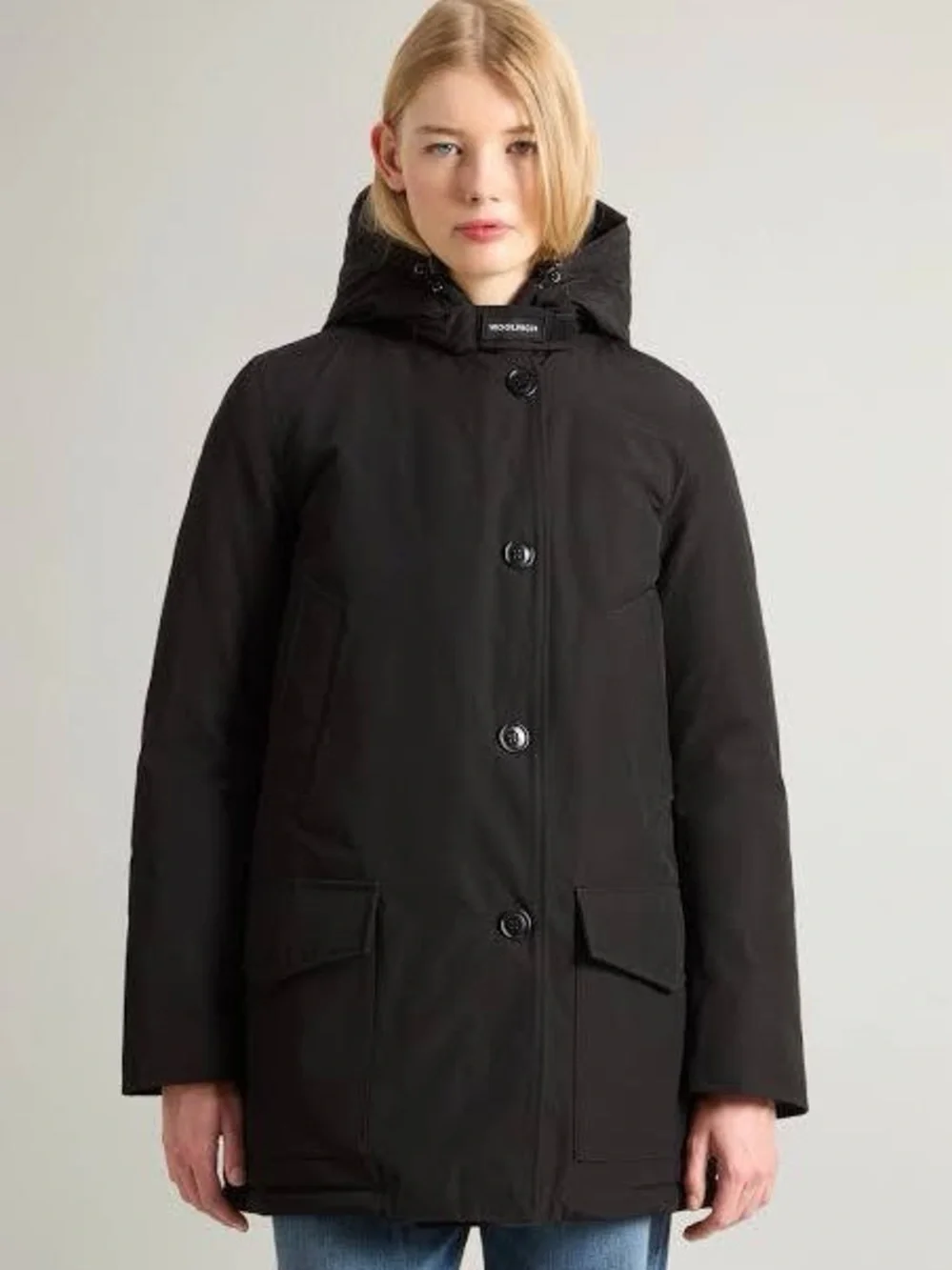 Woolrich Arctic Parka in Ramar Cloth with Duck Down Fill Jacket,medium